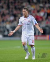 FUSSBALL  International CHL 09/10  SCHWEINSTEIGER (FC Bayern  Muenchen)
