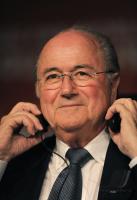 FUSSBALL WM 2010   Abschluss PK FIFA  Praesident BLATTER