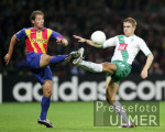 Fussball UCL, Bremen - Valencia, Zweikampf