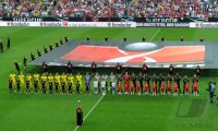Fussball 1. Bundesliga, Supercup: FC Bayern Muenchen - Borussia Dortmund
