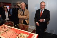 Fussball: Sonderausstellung in der Erlebniswelt des FC Bayern Muenchen in der Allianz Arena