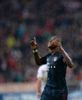 Fussball Champions League 13/14: JUBEL David Alaba (FC Bayern Muenchen)