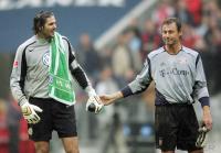 Fussball FC Bayern-Wolfsburg; Jentzsch-Dreher nach dem Spiel