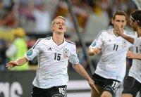 Fussball International Europameisterschaft 2012: Daenemark - Deutschland