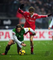 FUSSBALL, 1. BUNDESLIGA, 19. Spieltag: Bremen - Bayern
