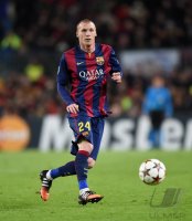 Fussball CHL  Saison 2014/2015: Jeremy Mathieu (Barca)