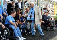 U19 Fussball Bundesliga :  1860 Muenchen Praesidenten Dieter Schneider