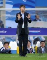 Fussball AFC Asian Cup 2011:  Trainer Hongbo Gao (China)