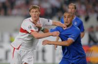 FUSSBALL  International CHL 09/10  VfB Stuttgart - Glasgow Rangers