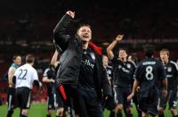 FUSSBALL  International CHL 09/10 :  ManU - FC Bayern  Muenchen