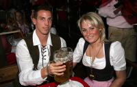 Fussball 1. Bundesliga: FCB auf dem Oktoberfest