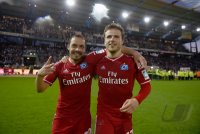 Fussball, 1. Bundesliga  Saison 2014/2015 Relegation: Karlsruher SC - Hamburger SV