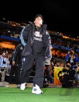 Fussball Nationalmannschaft : Trainer Diego Armando Maradona (ARG)