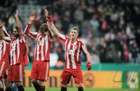 Fussball DFB Pokal 10/11 :  FC Bayern Muenchen - SV Werder Bremen