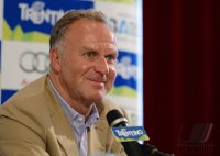 FUSSBALL 1. Bundesliga 13/14: Vorstandsvorsitzender  Rummenigge (FC Bayern Muenchen)