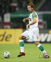 Fussball 1. Bundesliga: Bremen, BAUMANN Einzelaktion