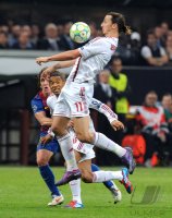 FUSSBALL INTERNATIONAL  CHL Viertelfinale 11/12: Zlatan Ibrahimovic (AC Mailand)