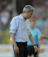 Fussball 1. Bundesliga  Saison 2011/2012:  Trainer Lucien Favre (Borussia Moenchengladbach)