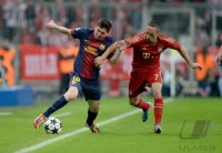 FUSSBALL INTERNATIONAL CHL HALBFINALE 12/13: FC Bayern Muenchen - FC Barcelona