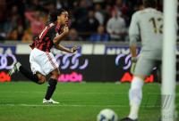FUSSBALL SERIE A: AC Mailand, RONALDINHO jubelt