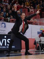 Basketball 1. Bundesliga 2013/2014:  Walter Tigers Tuebingen - Brose Baskets Bamberg