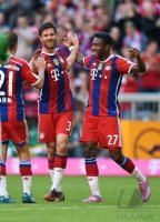 Fussball 1. Bundesliga Saison 14/15: JUBEL FC Bayern Muenchen