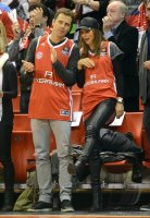 Basketball 1. Bundesliga 2012/2013:  Oliver Bierhoff mit Frau Clara