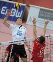 Volleyball 1. Bundesliga   Saison 2010/2011 ENBW TV Rottenburg -  VfB Friedrichshafen