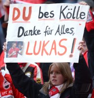 Fussball 1. Bundesliga, Saison 2011/2012:  1. FC Koeln - FC Bayern Muenchen