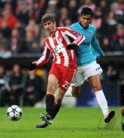 Fussball Champions League  Saison 2010/2011: FC Bayern  Muenchen  - CFR 1907 Cluj