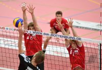 Volleyball 1. Bundesliga  Saison  14/15: TV Rottenburg  - Berlin Recycling Volleys