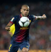 FUSSBALL Primera Division/Super Cup 2012: Daniel Alves (Barca)