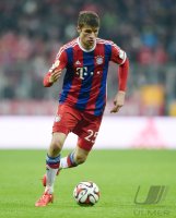 Fussball 1. Bundesliga Saison 14/15: Thomas Mueller (FC Bayern Muenchen)