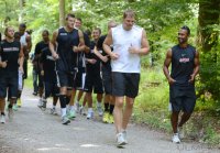 Basketball 1. Bundesliga  12/13:  Trainingsauftakt Walter Tigers Tuebingen