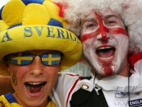 Fussball WM 2006 SWE-ENG
