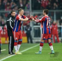 Fussball 1. Bundesliga Saison 14/15: FC Bayern Muenchen - TSG 1899 Hoffenheim