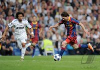 Fussball CHL  Saison 2010/2011:  Dribbling  Lionel Messi (Barca)
