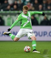 Fussball, 1. Bundesliga  Saison 2014/2015: VfL Wolfsburg - SC Freiburg