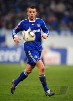 FUSSBALL, 1. BUNDESLIGA, 20. Spieltag: Schalke, SCHMITZ Einzelaktion