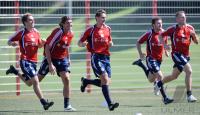 1. Fussball Bundesliga : Training beim FC Bayern Muenchen