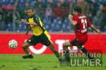 Fussball 1. Bundesliga: Hannover - Dortmund, Zweikampf