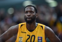 Basketball 1. Bundesliga 14/15 Hauptrunde:  Walter Tigers Tuebingen - Eisbaeren Bremerhaven