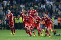 Fussball Supercup Finale 2013: JUBEL Supercupsieger FC Bayern Muenchen