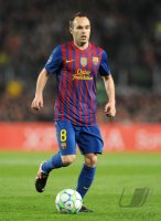FUSSBALL INTERNATIONAL  CHL Viertelfinale 11/12: Andres Iniesta (Barca)