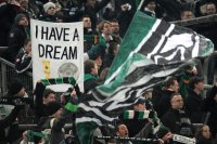 Fussball 1. Bundesliga, Saison 2011/2012:  Fankurve von Borussia Moenchengladbach