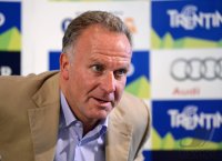 FUSSBALL 1. Bundesliga 13/14: Vorstandsvorsitzender  Rummenigge (FC Bayern Muenchen)