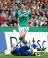 Fussball 1. Bundesliga: Werder - Rostock