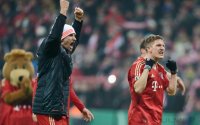 FUSSBALL DFB POKAL  Saison 2012/2013:  JUBEL FC Bayern Muenchen