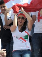 Fussball International WM Qualifikation 2014: Libanon Fan