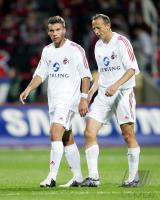 Fussball 1. Bundesliga: Leverkusen - Koeln, PODOLSKI und SCHERZ enttaeuscht